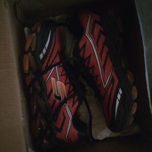 Skechers Red and Black Running Shoes